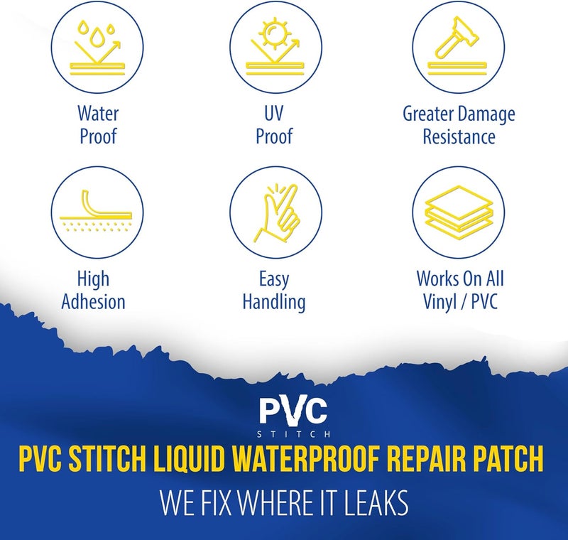 PVC Stitch رقعة لوح التجديف، رقعة لوح التجديف القابلة للنفخ، رقعة ISUP، رقعة القوارب القابلة للنفخ، رقعة الطوف، رقعة معدات تحت الماء، رقعة حمامات السباحة فوق الأرض، رقعة أحواض الاستحمام الساخنة، وأكثر من ذلك بكثير - Image 5